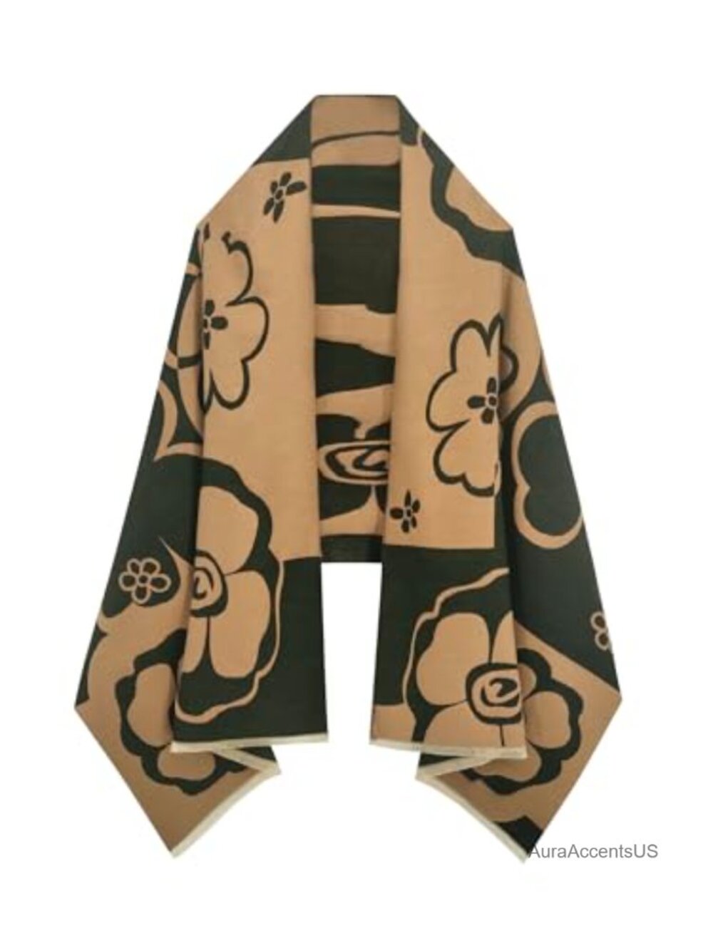 Reversible Pashmina Shawl Wrap 100% Acrylic Women's Scarf Gift